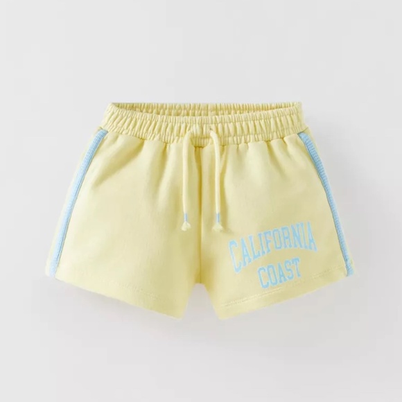 Zara Girl Varsity Shorts 6T - Picture 1 of 3